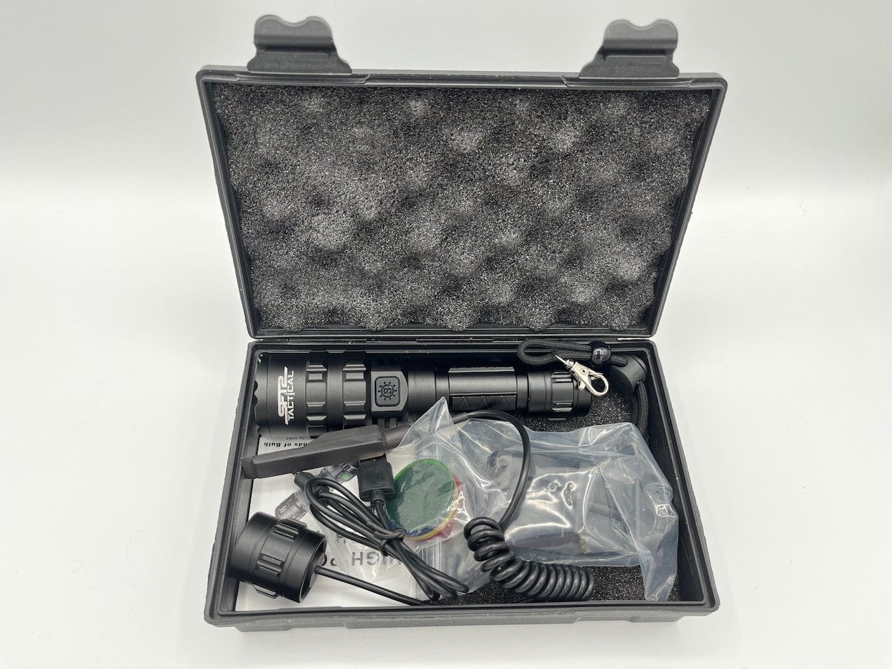 Tactical Multi Color Flashlight - 1600 Lumens