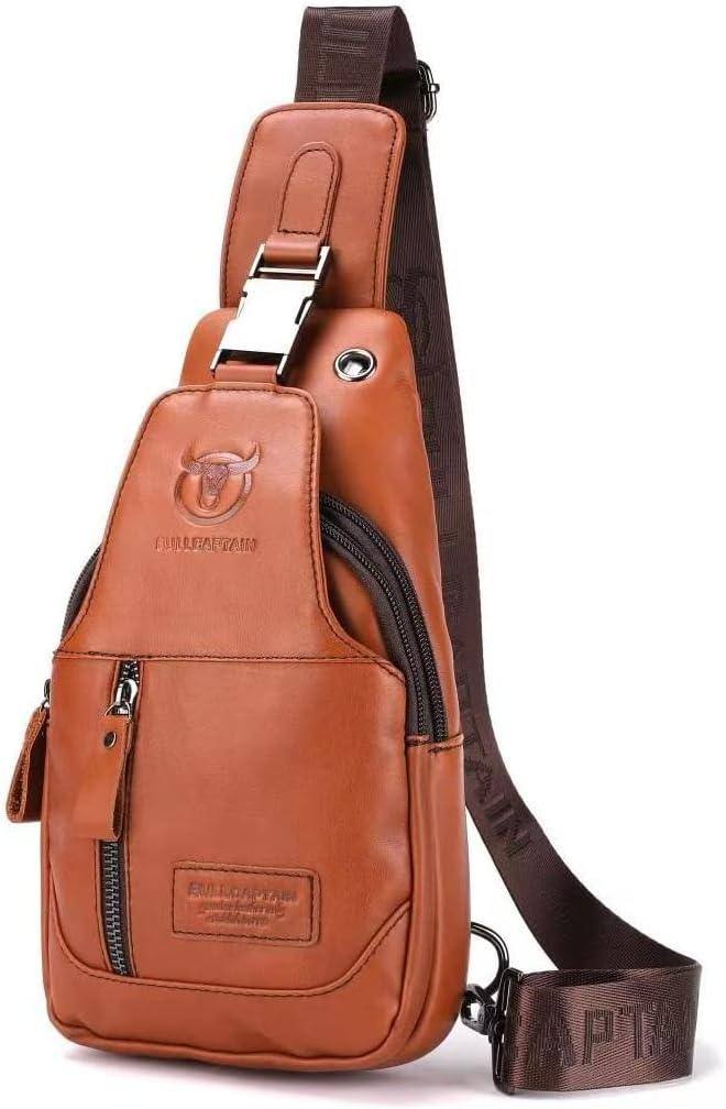 Leather Casual Crossbody Sling Bag – Sleek & Functional