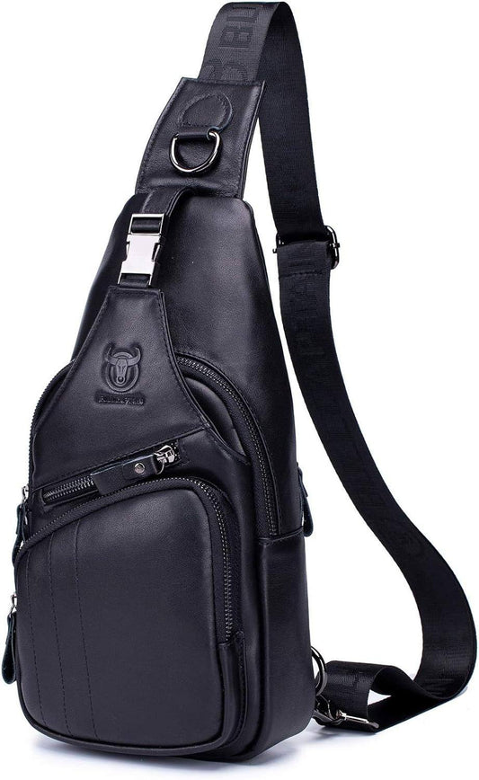 Leather Crossbody Chest Bag – Refined & Rugged