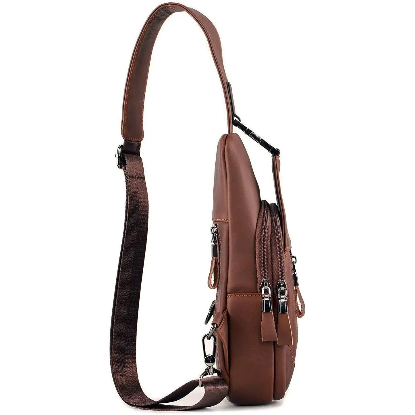 Executive Leather Sling Bag – Sophisticated & Functional