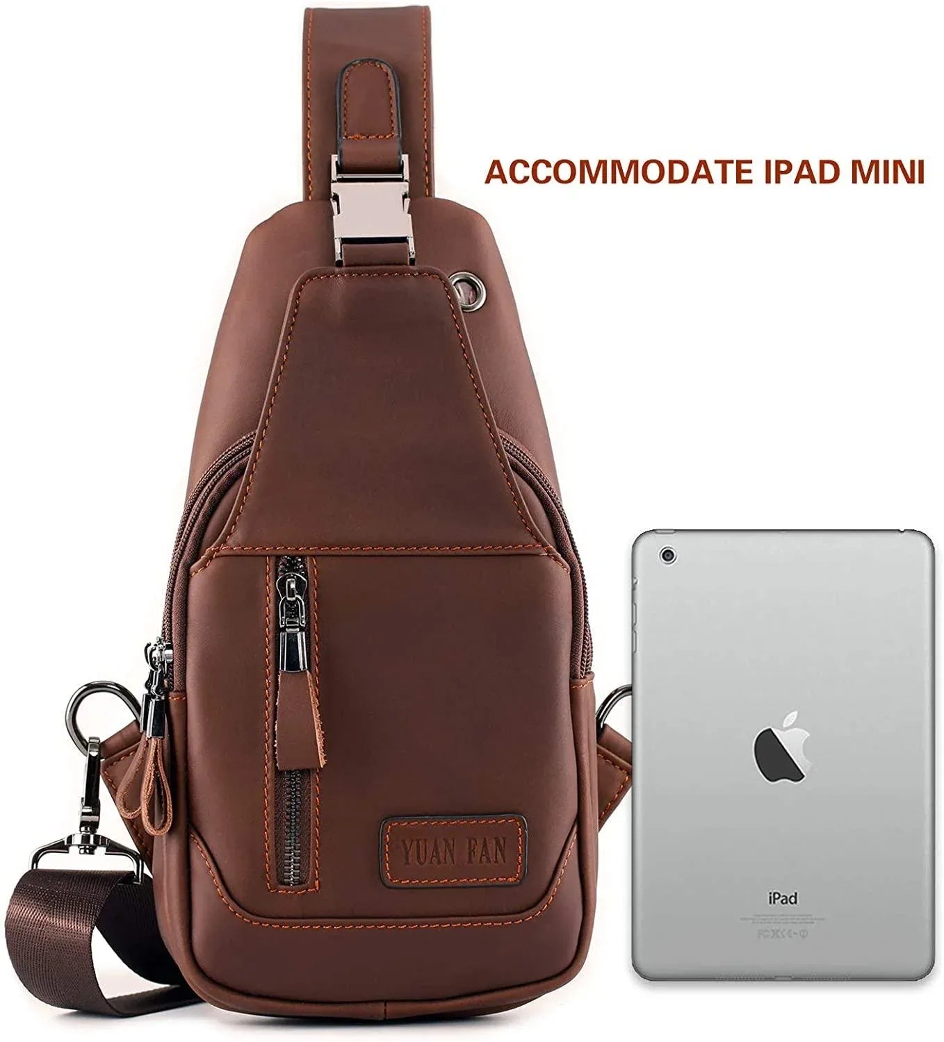 Executive Leather Sling Bag – Sophisticated & Functional