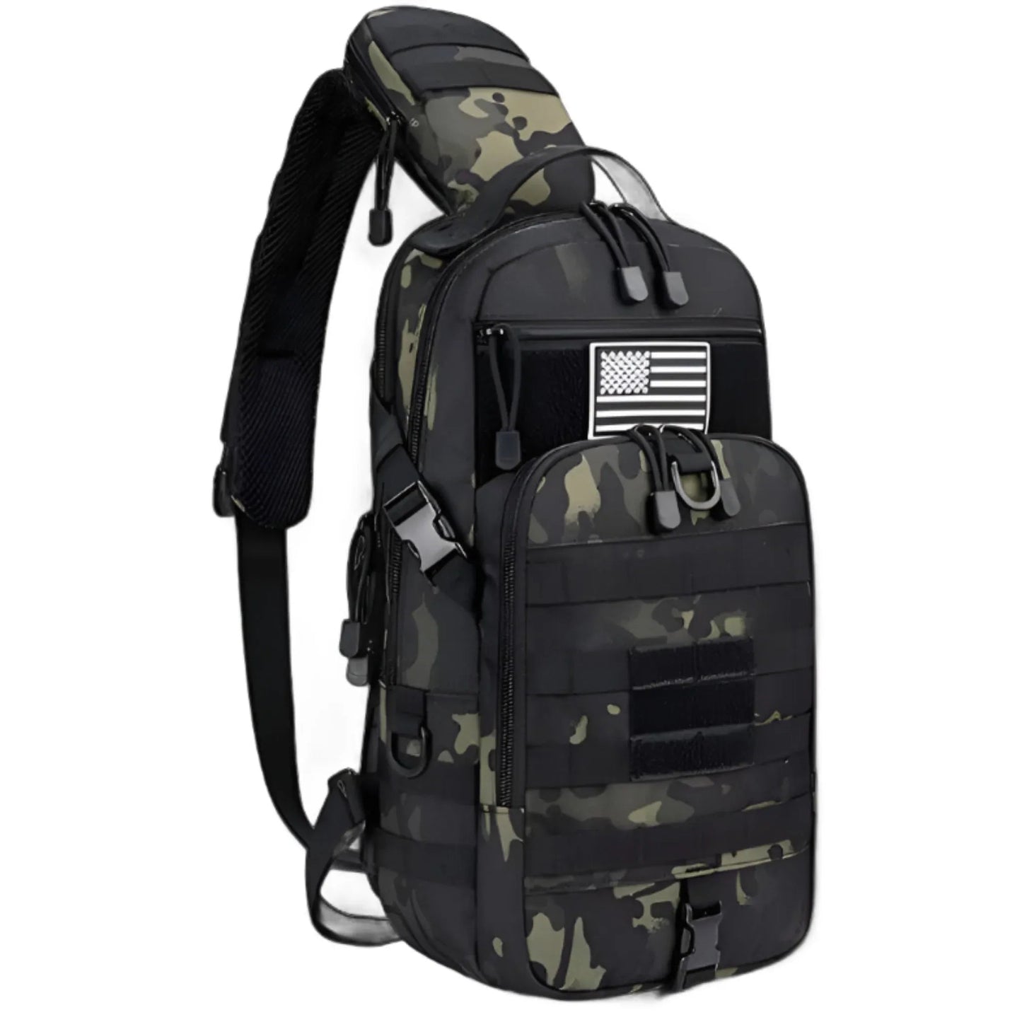 Hidden Compartment Tactical Sling Backpack – Durable & Ergonomic