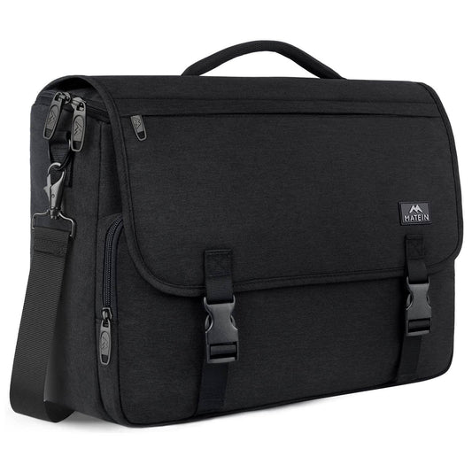 Nylon Messenger Bag – Water-Resistant 15.6″ Laptop Crossbody