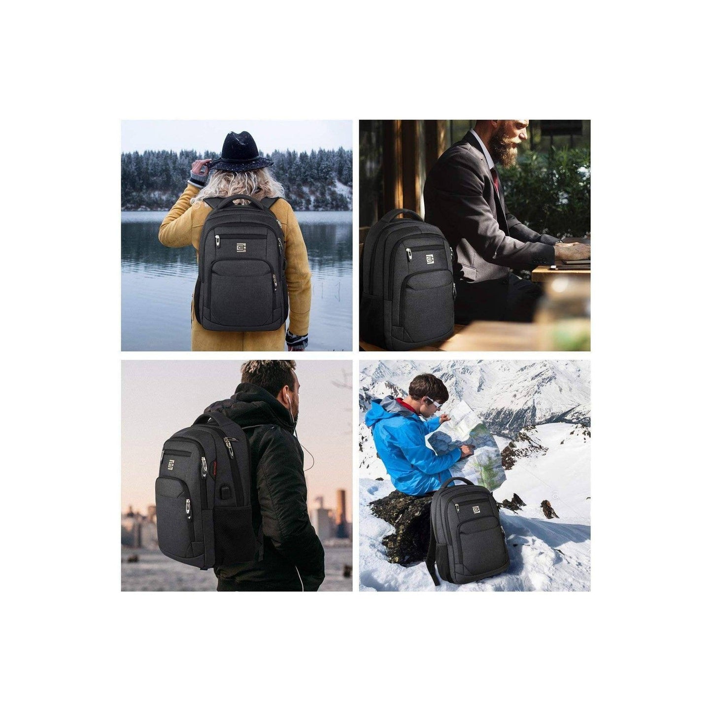 Travel Laptop Backpack – Organized & Connected
