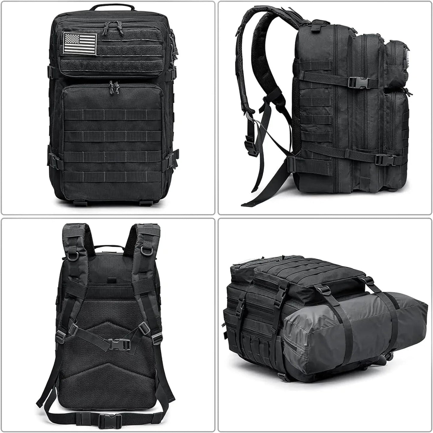 Military Tactical Backpack – 1000D 40L-50L MOLLE Assault Pack