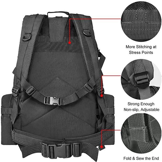 Carry-All Military Tactical Backpack – 60L Modular Gear Pack