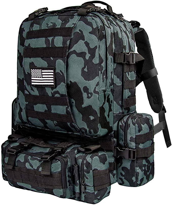 Carry-All Military Tactical Backpack – 60L Modular Gear Pack
