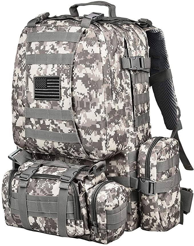 Carry-All Military Tactical Backpack – 60L Modular Gear Pack