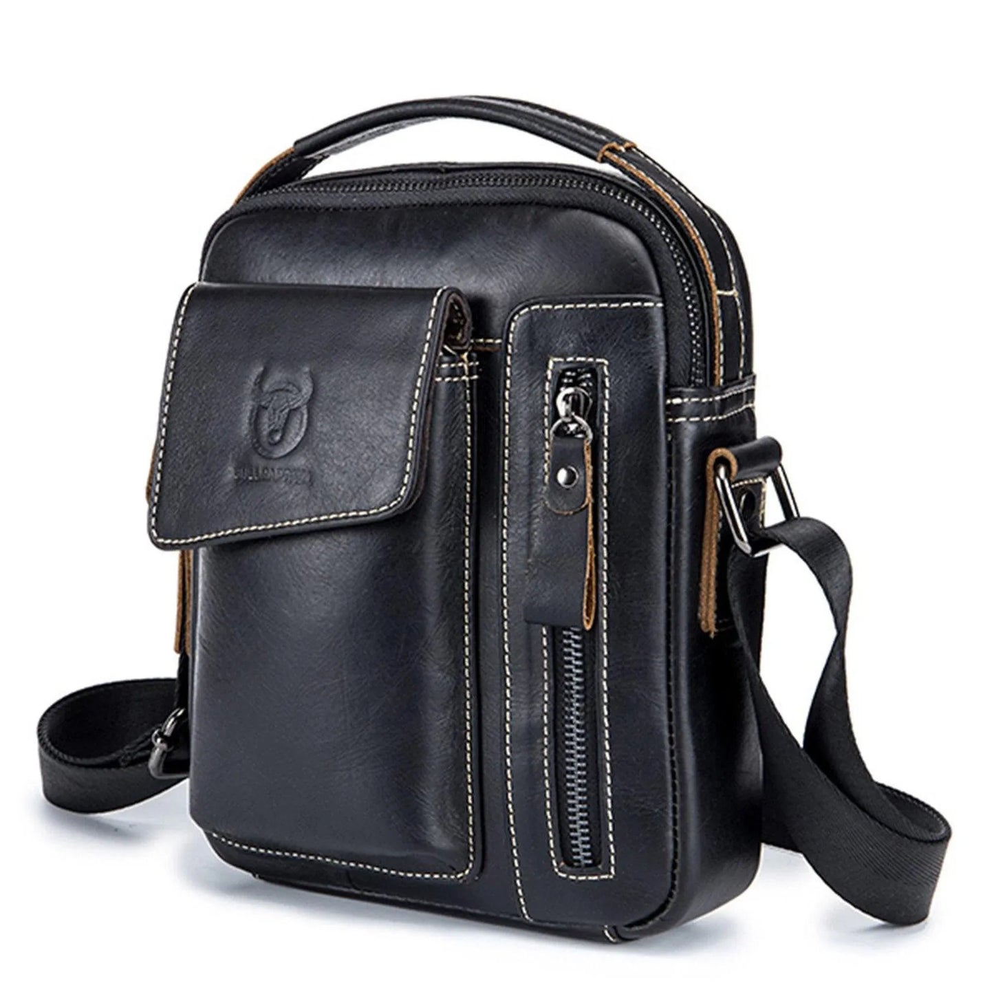 Genuine Leather Crossbody Bag – Luxury Meets Function