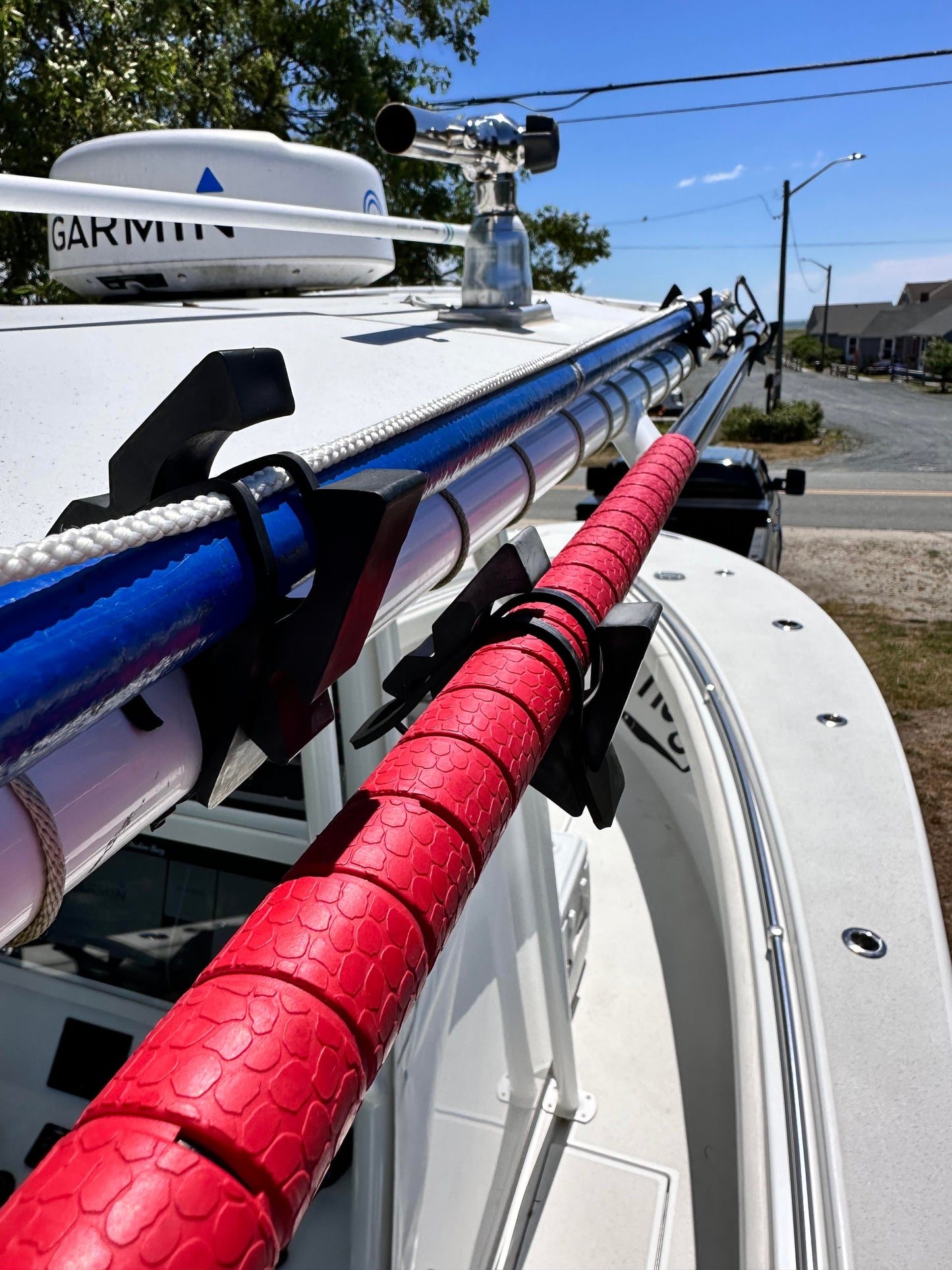 Boat Hook Holder Replacement for SOF-LOC Gaff Hook Holder with Rubber Spring Strap (2 pack)