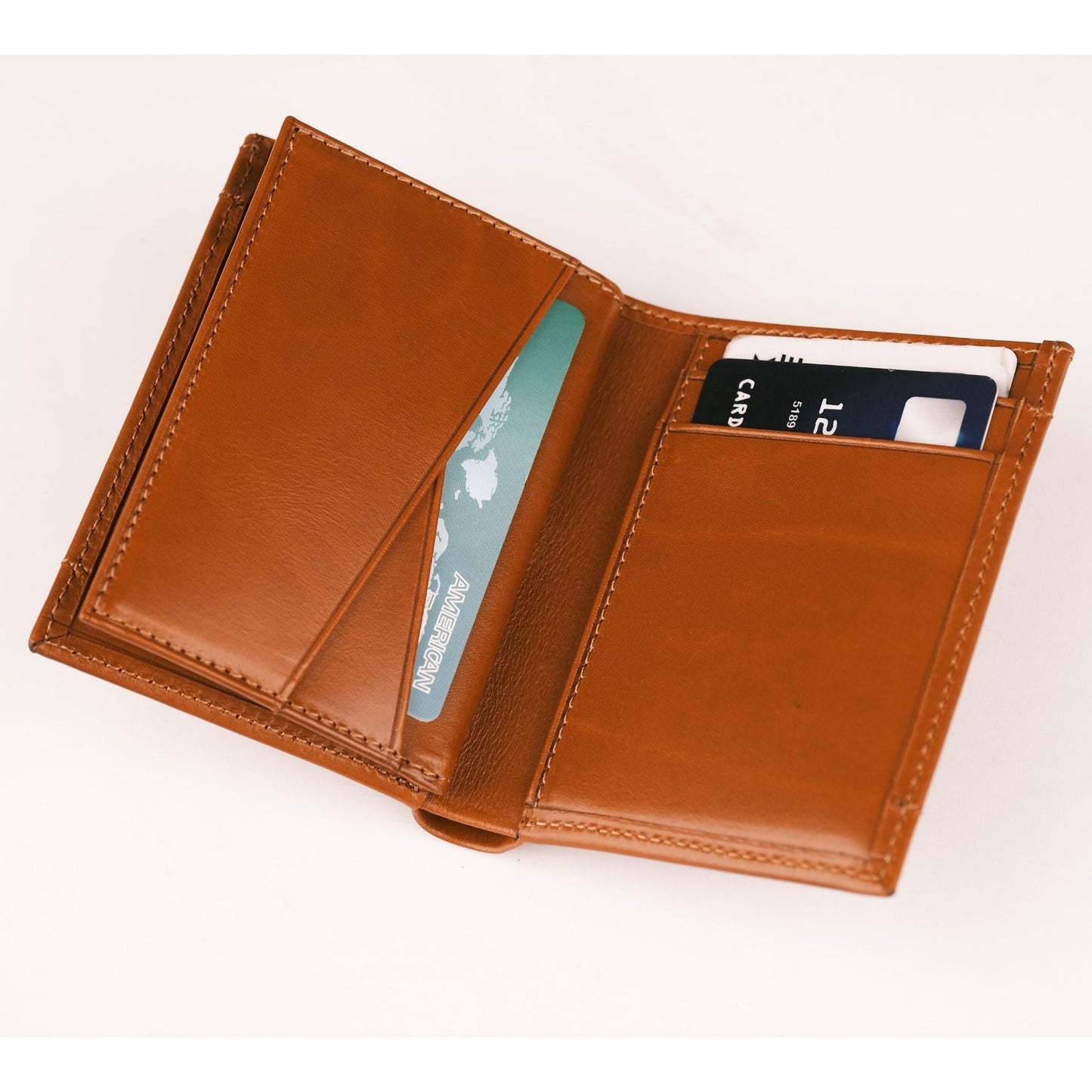 Glendo Apple AirTag Slot Leather Wallet, Handcrafted, Unisex