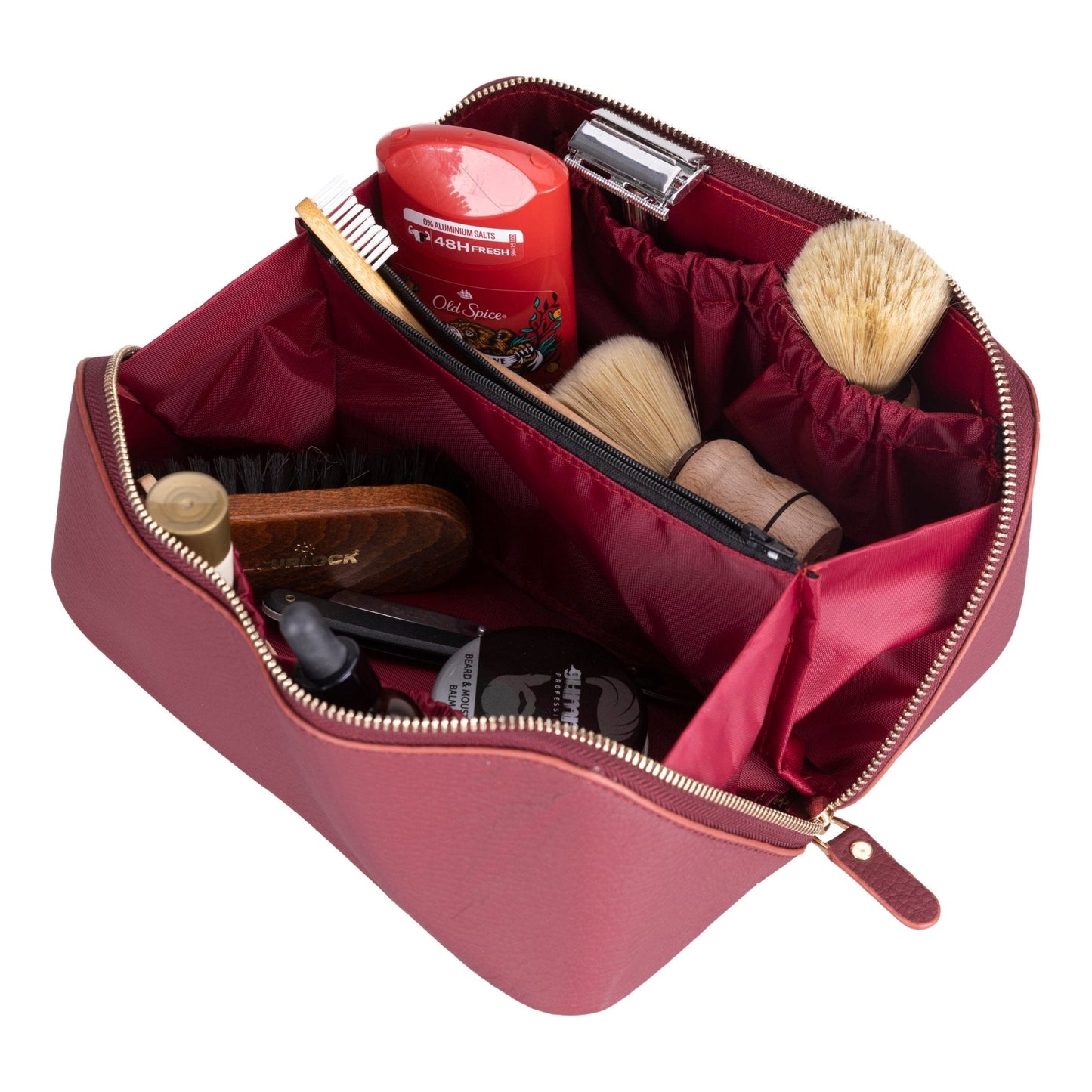 Haines Leather Cosmetic Bag – Stylish & Durable Makeup Bag for Travel