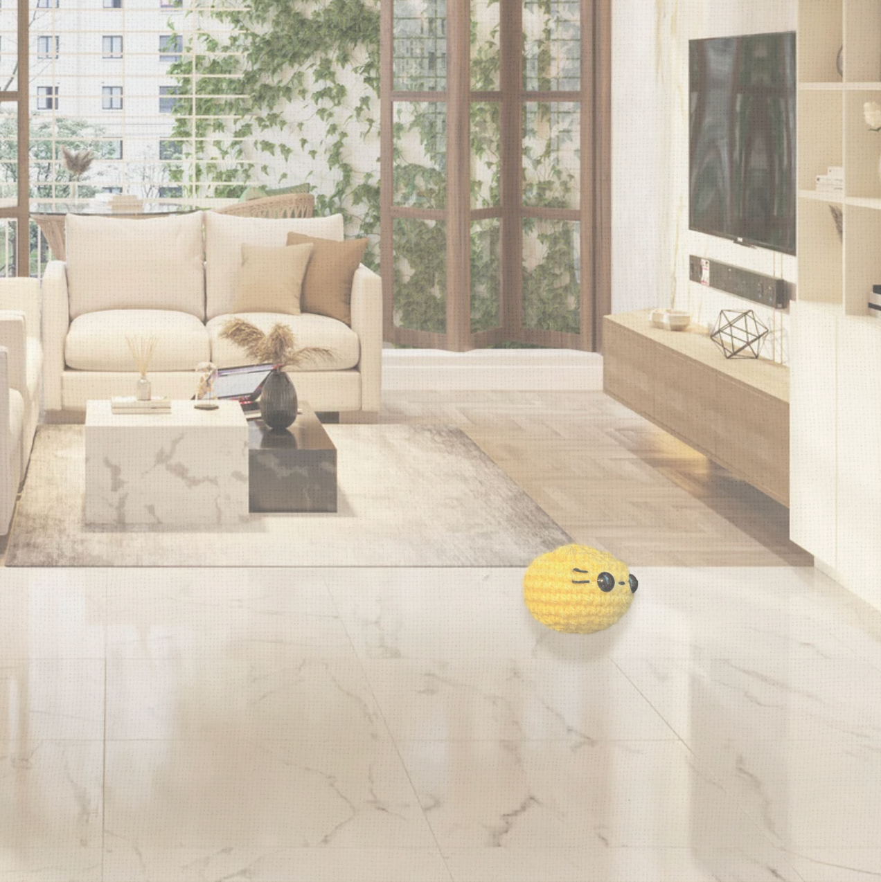 Handmade Weighted Catnip Toy | Pippa the Chonk Chunkle Chunk Infused with Miracle Nip Botanicals