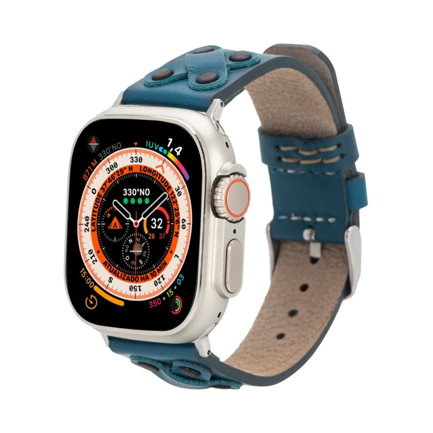 Hulett Leather Bands for Apple Watch 9, Ultra 2 & SE