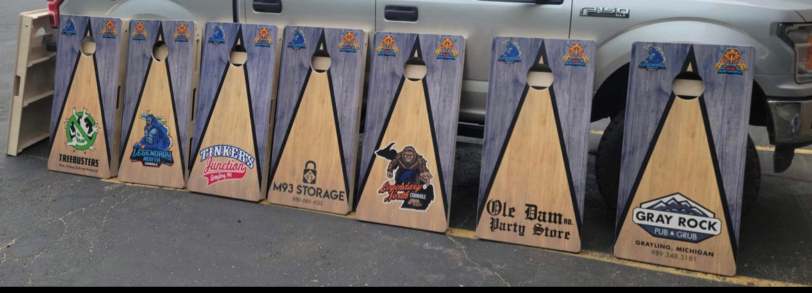 5 Set League or Club Bundle - Pro Grade Cornhole Boards + Score Towers + Airmail Box