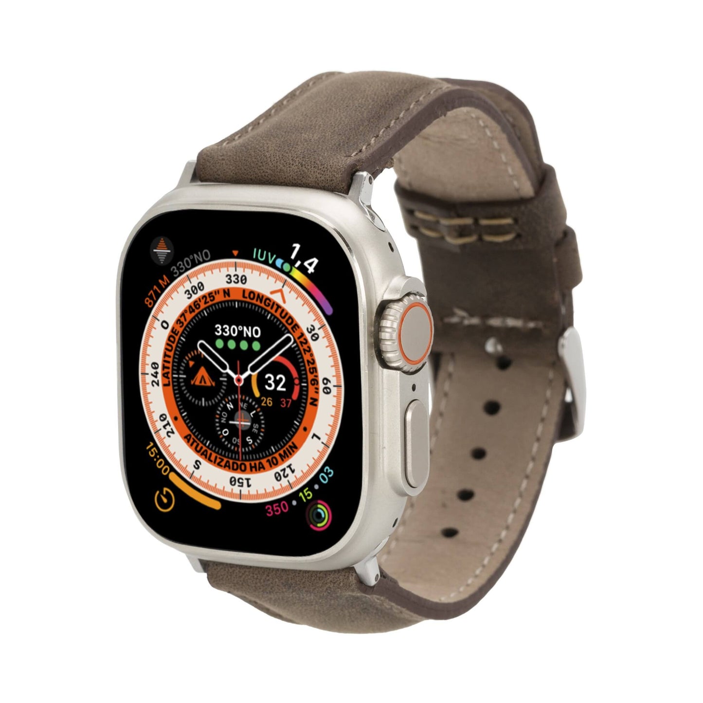 Jackson Leather Bands for Apple Watch 9, Ultra 2 & SE