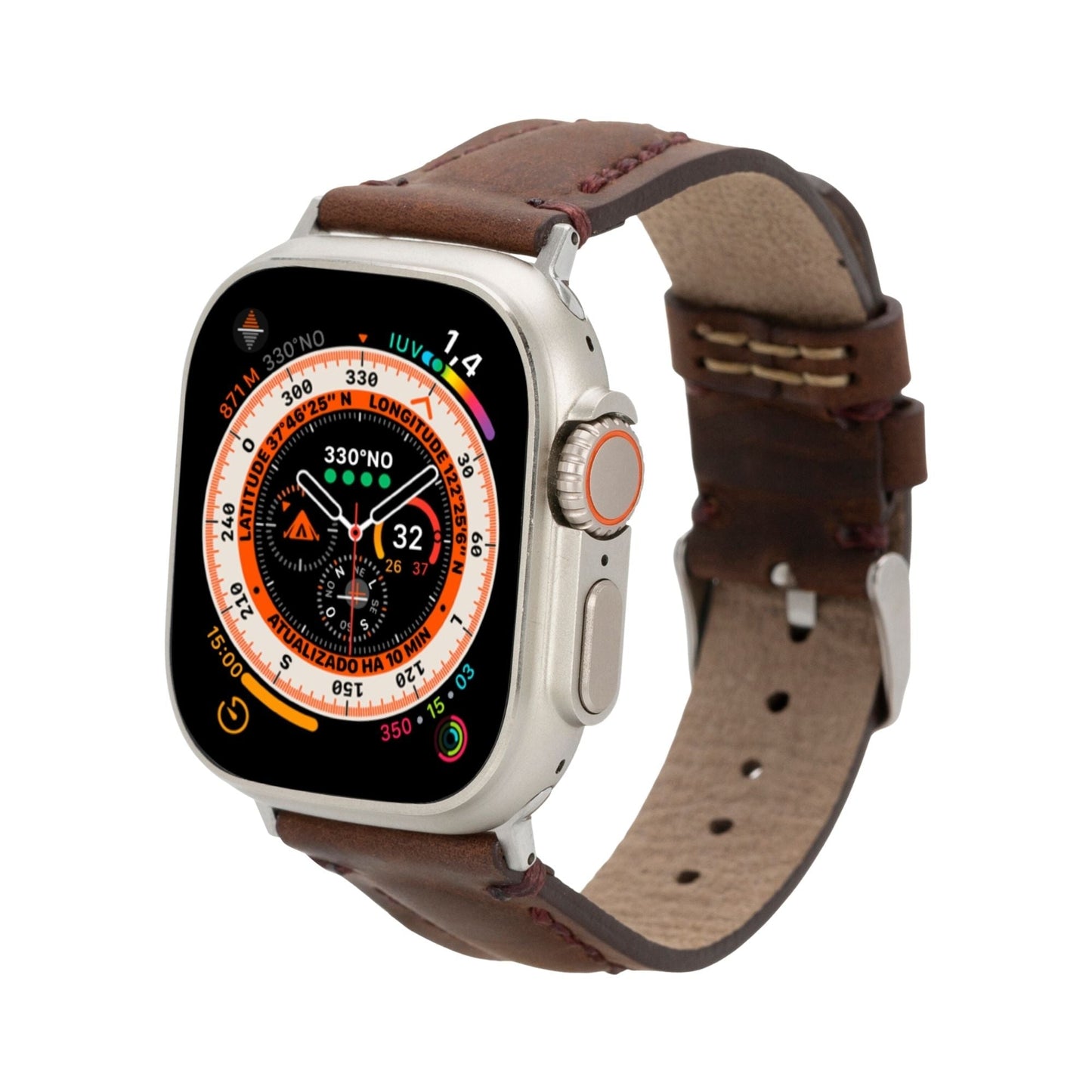 Jeffrey Leather Bands for Apple Watch 9, Ultra 2 & SE