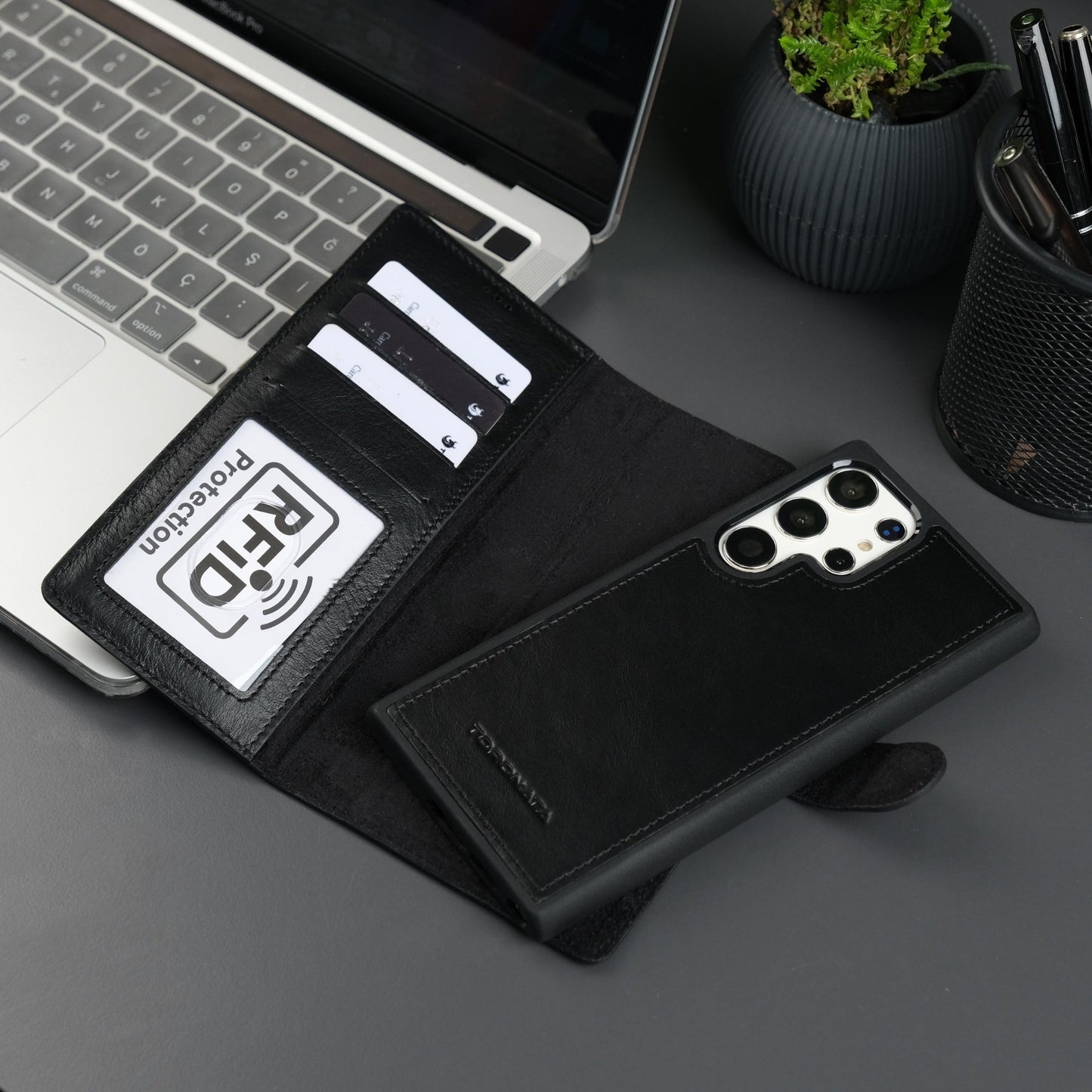 Leather Samsung Galaxy S25 Ultra Wallet Case | Buffalo