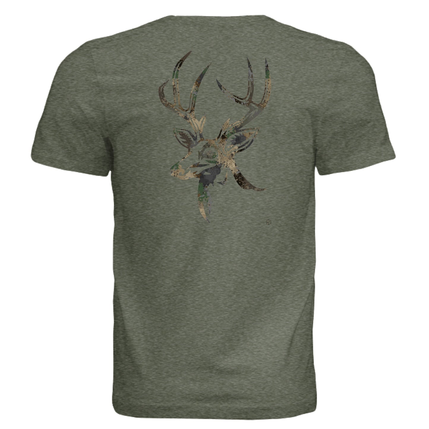 Forest Splash Burst Camo Buck T-Shirt