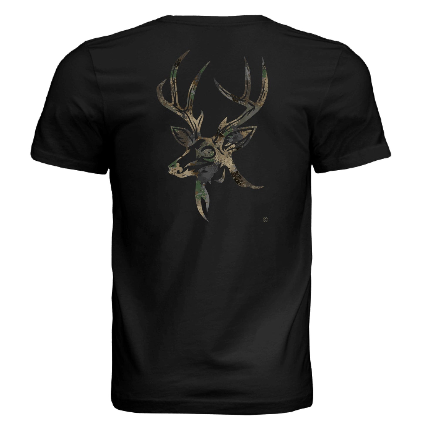 Forest Splash Burst Camo Buck T-Shirt