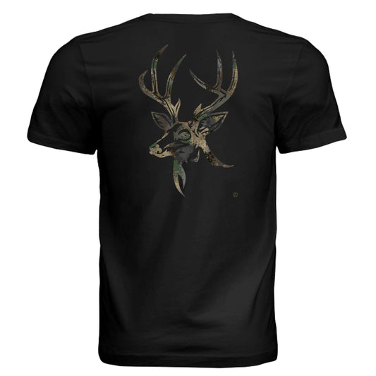 Forest Splash Burst Camo Buck T-Shirt