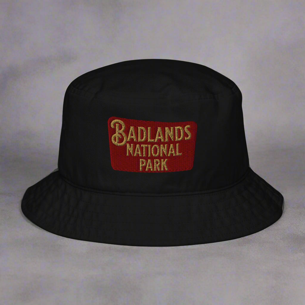 Badlands National Park Embroidered Organic Bucket Hat