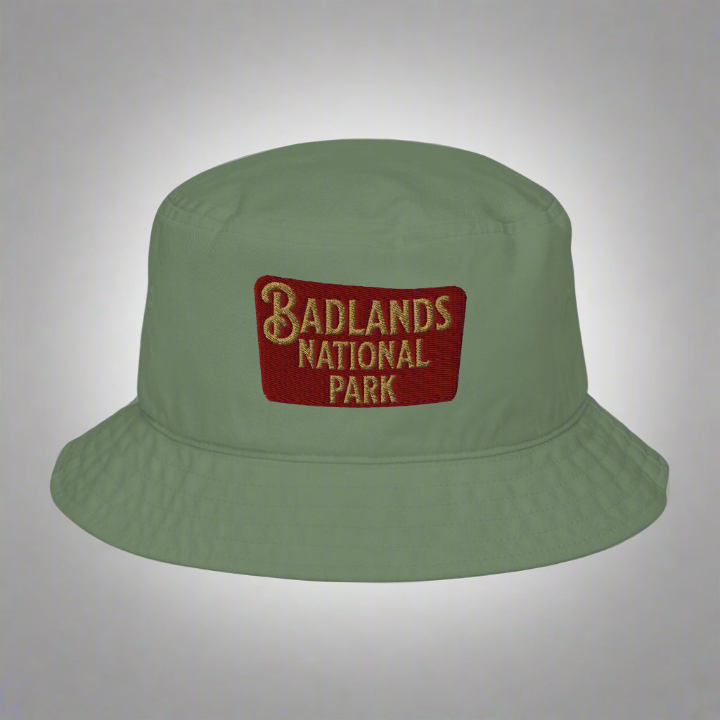 Badlands National Park Embroidered Organic Bucket Hat
