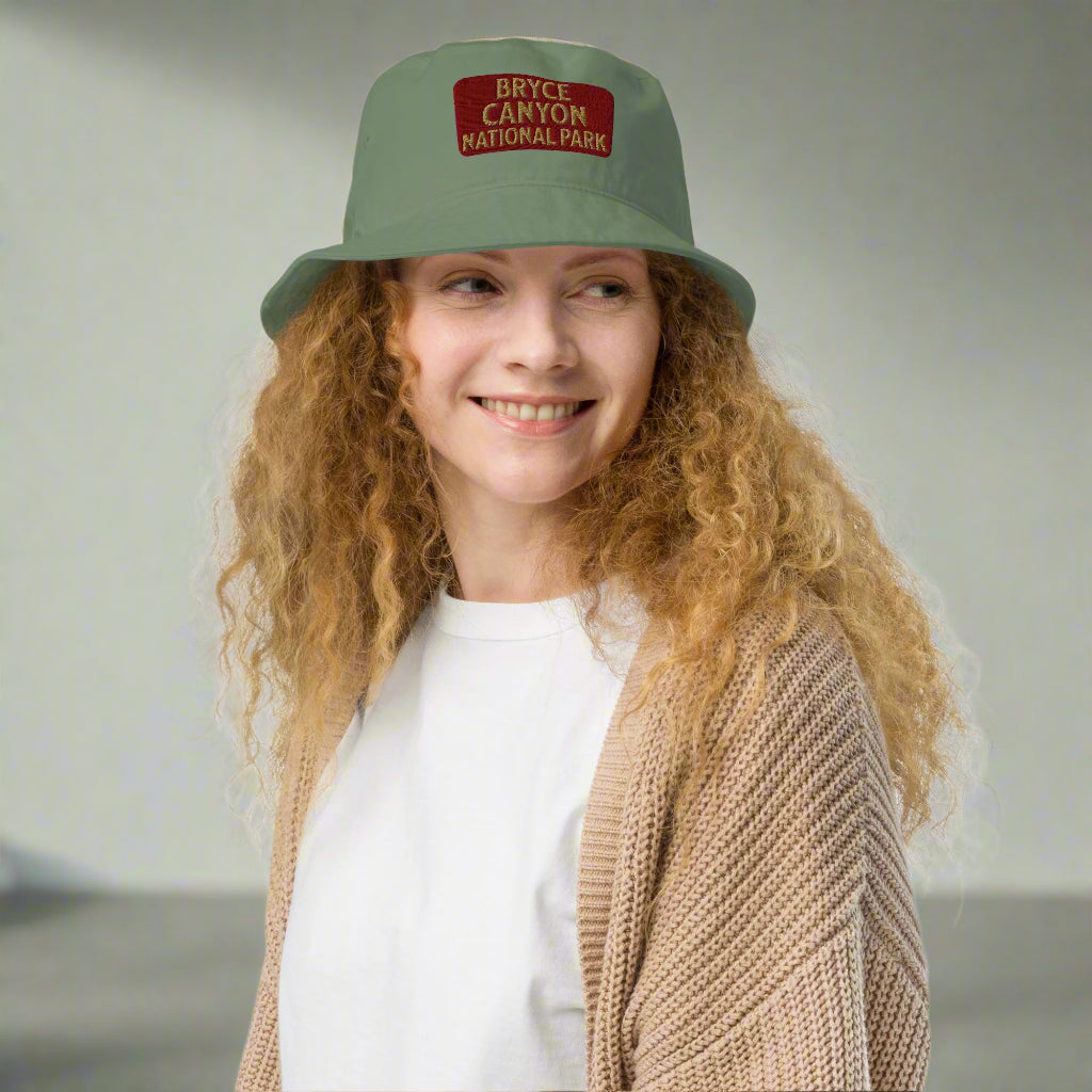 Bryce Canyon National Park Embroidered Organic Bucket Hat