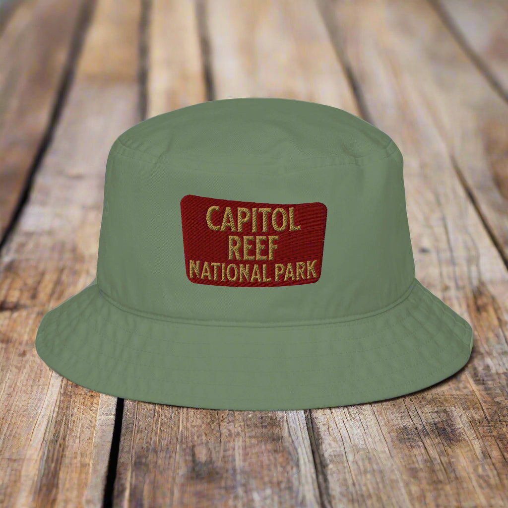 Capitol Reef National Park Embroidered Bucket Hat