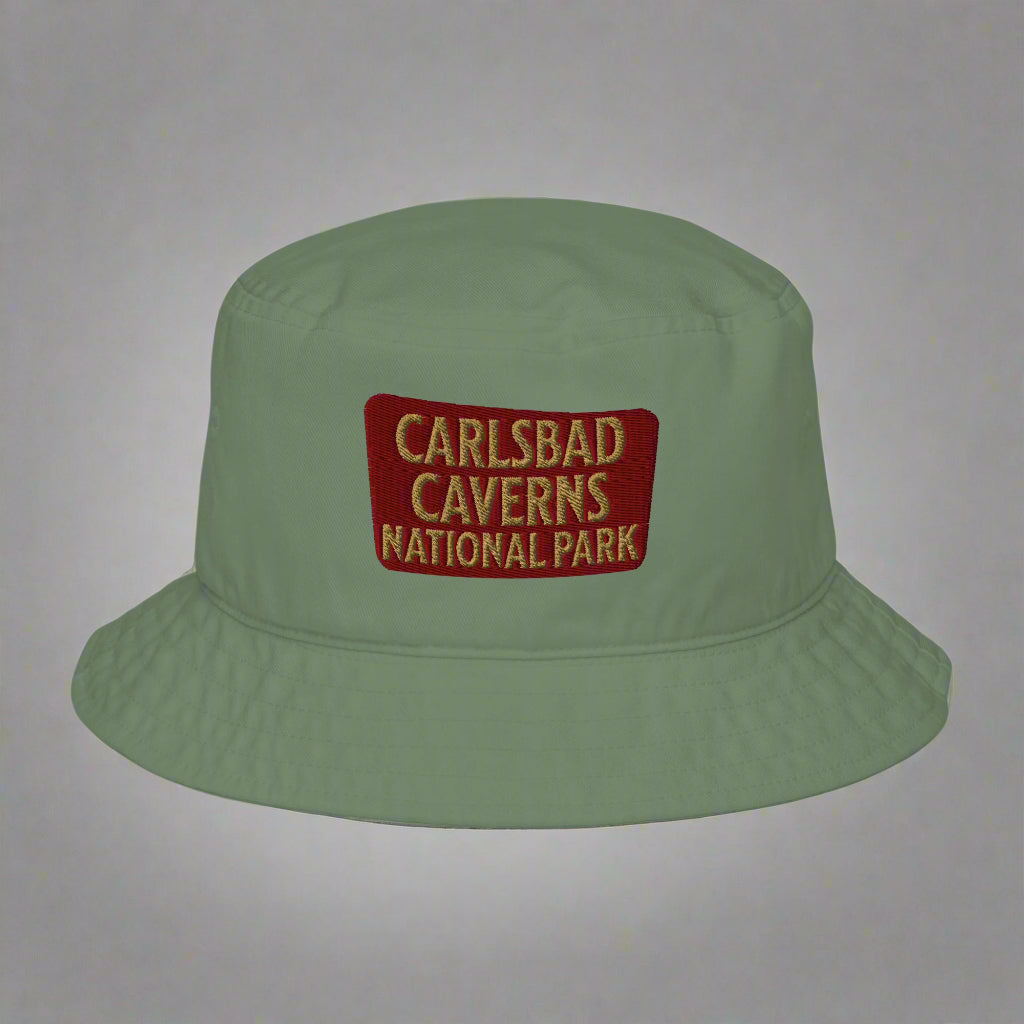 Carlsbad Caverns National Park Embroidered Organic Bucket Hat