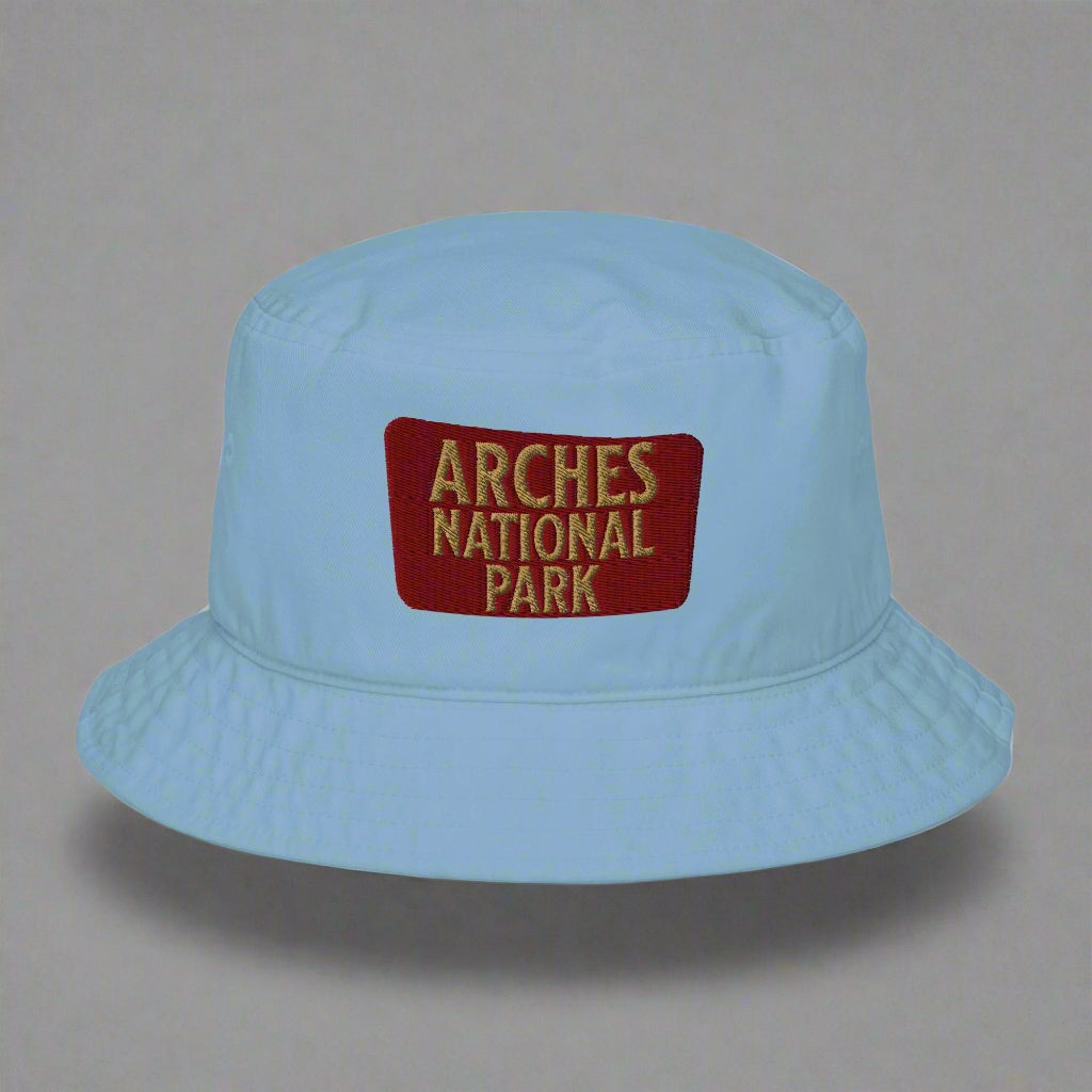 Arches National Park Embroidered Organic Bucket Hat