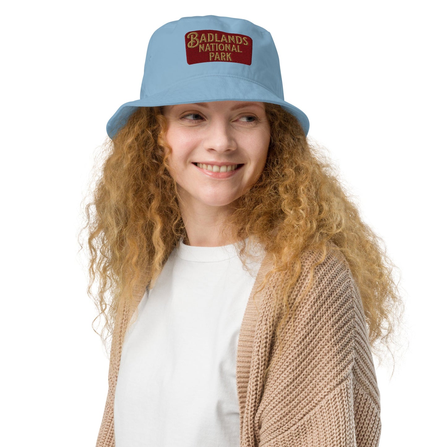 Badlands National Park Embroidered Organic Bucket Hat