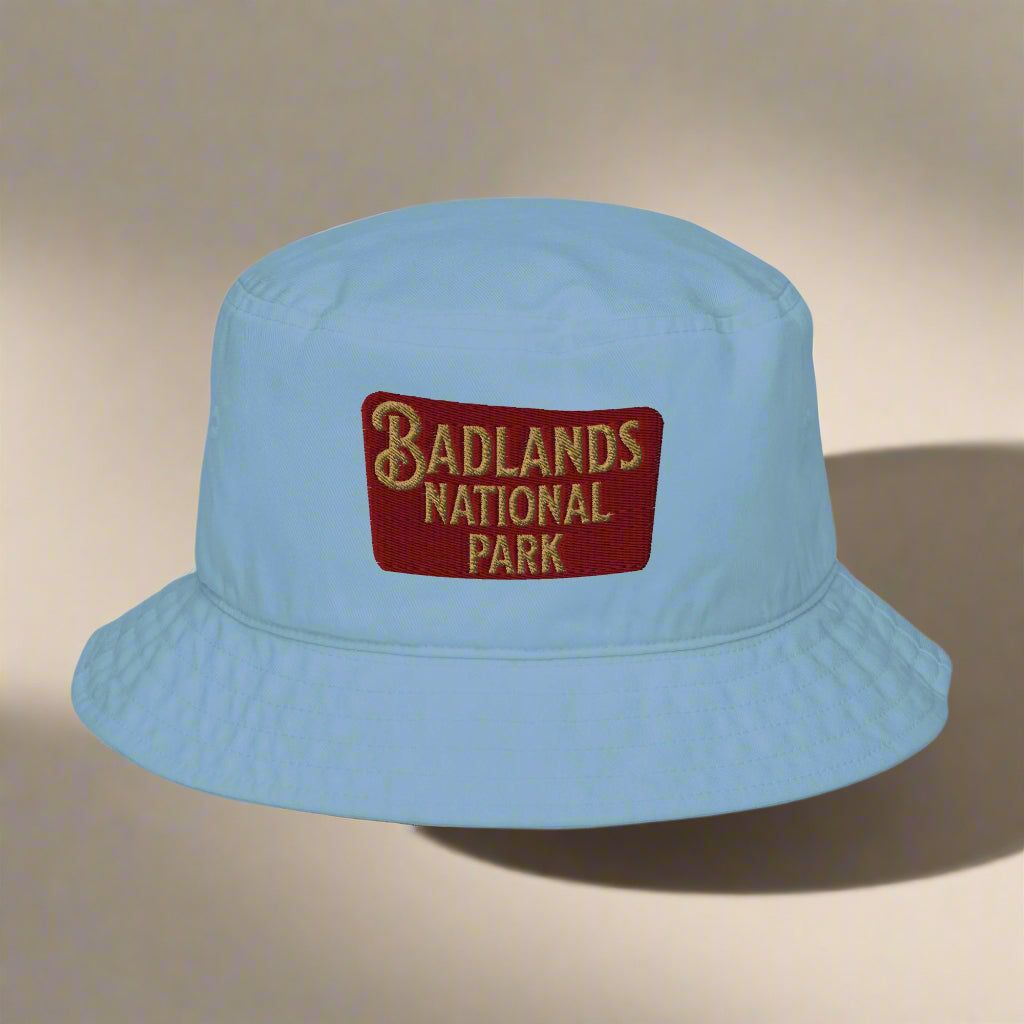 Badlands National Park Embroidered Organic Bucket Hat