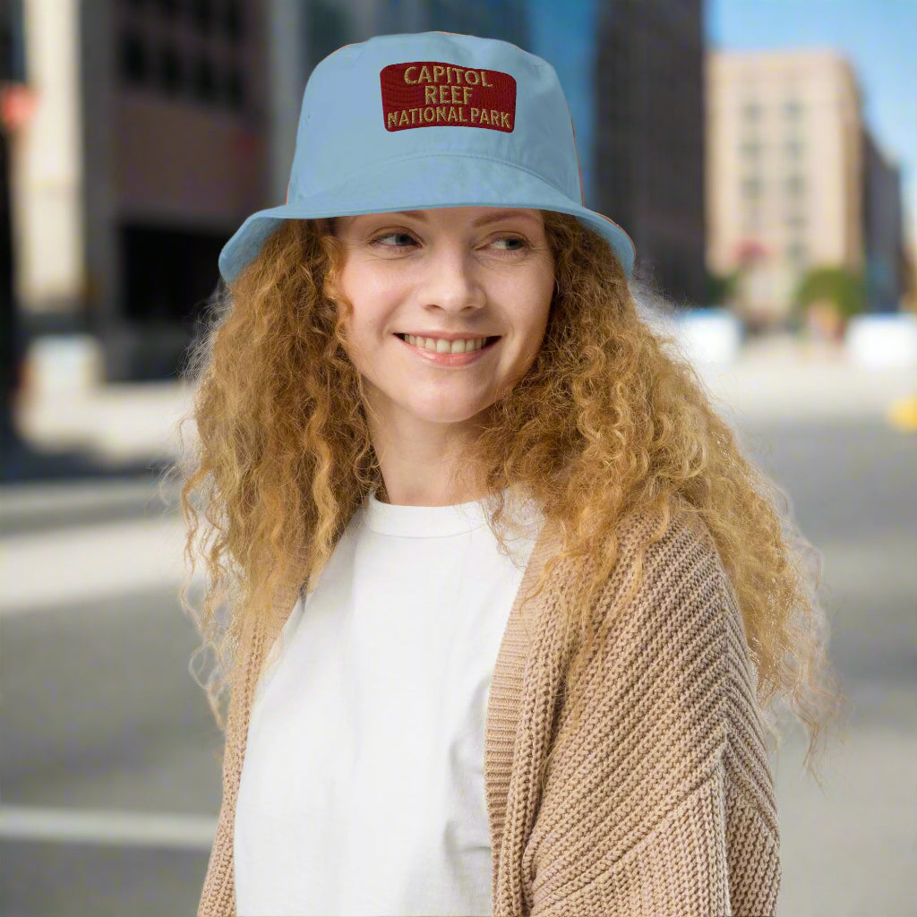 Capitol Reef National Park Embroidered Bucket Hat