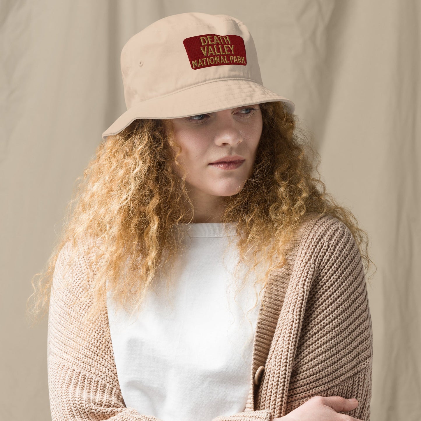 Death Valley National Park Embroidered Organic Bucket Hat