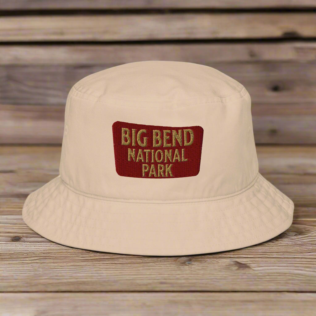 Big Bend National Park Organic Embroidered Bucket Hat