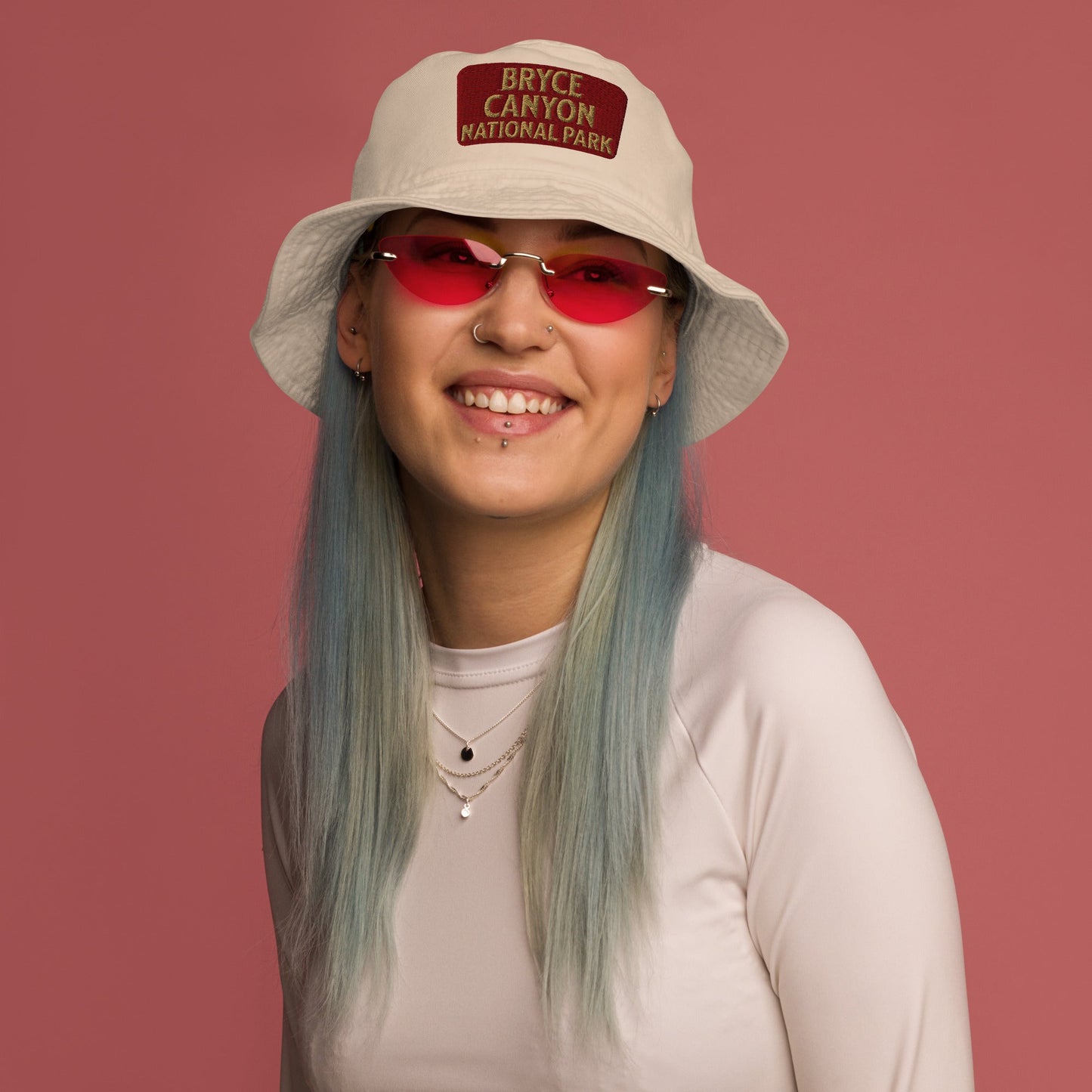 Bryce Canyon National Park Embroidered Organic Bucket Hat