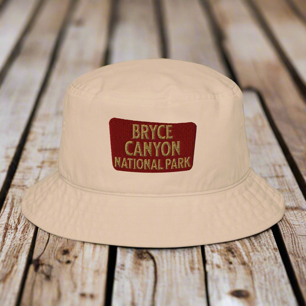 Bryce Canyon National Park Embroidered Organic Bucket Hat