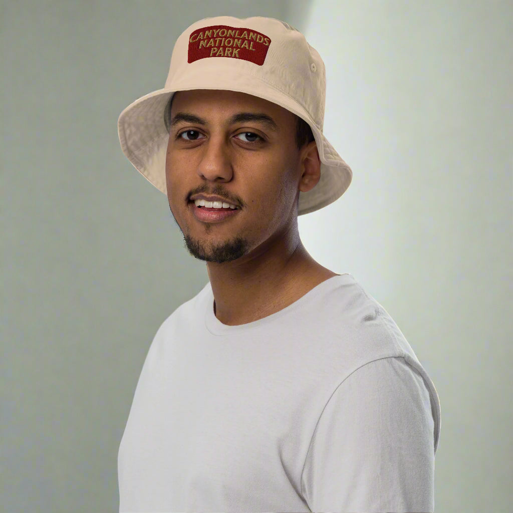 Canyonlands National Park Embroidered Organic Bucket Hat