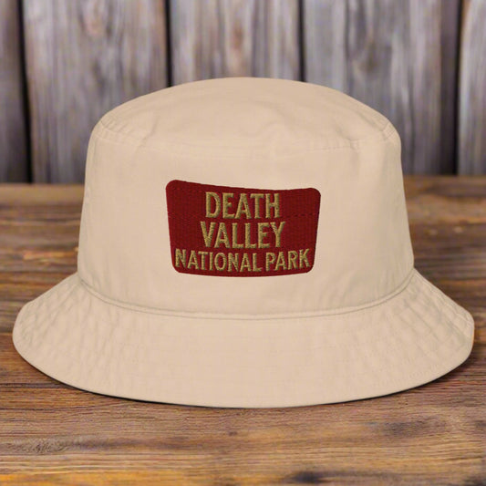 Death Valley National Park Embroidered Organic Bucket Hat