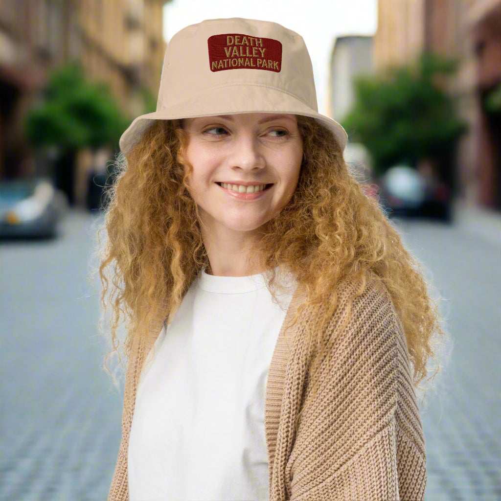Death Valley National Park Embroidered Organic Bucket Hat