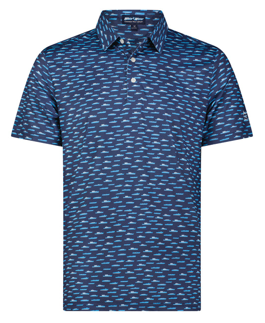 Boat Print Polo