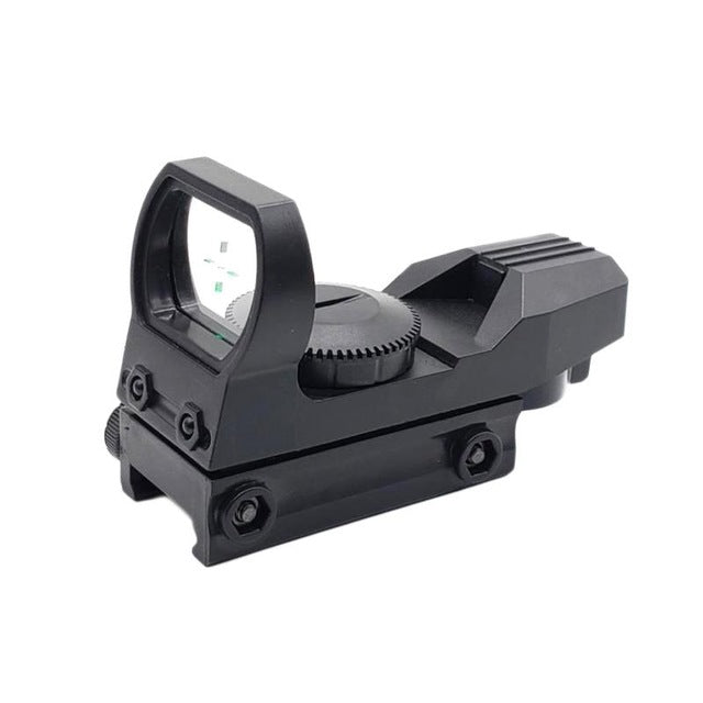 20mm Rail Riflescope Hunting Optics Holographic Green Dot Sight Reflex 4 Reticle Tactical Scope Collimator Sight Plastic Toy