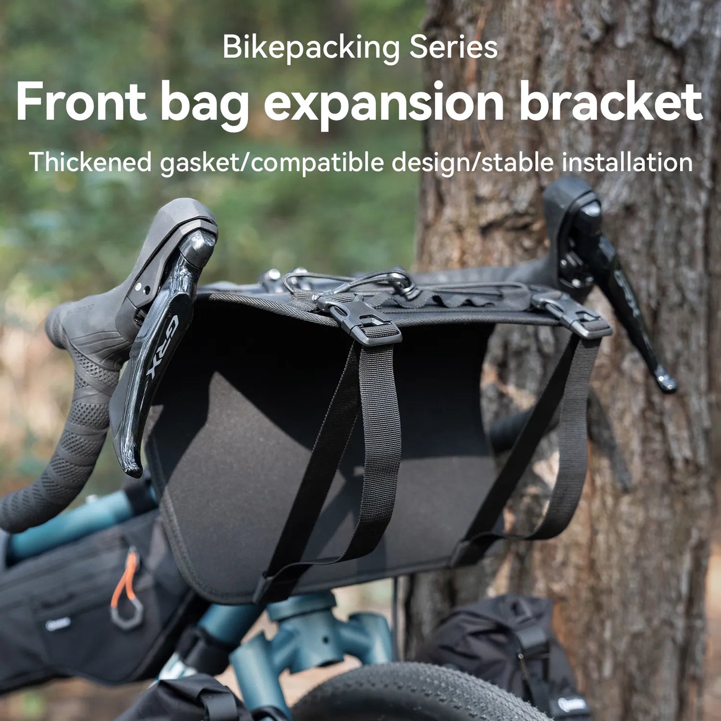 Adjustable Handlebar Cradle Bike Bag Carrier for Bikepacking