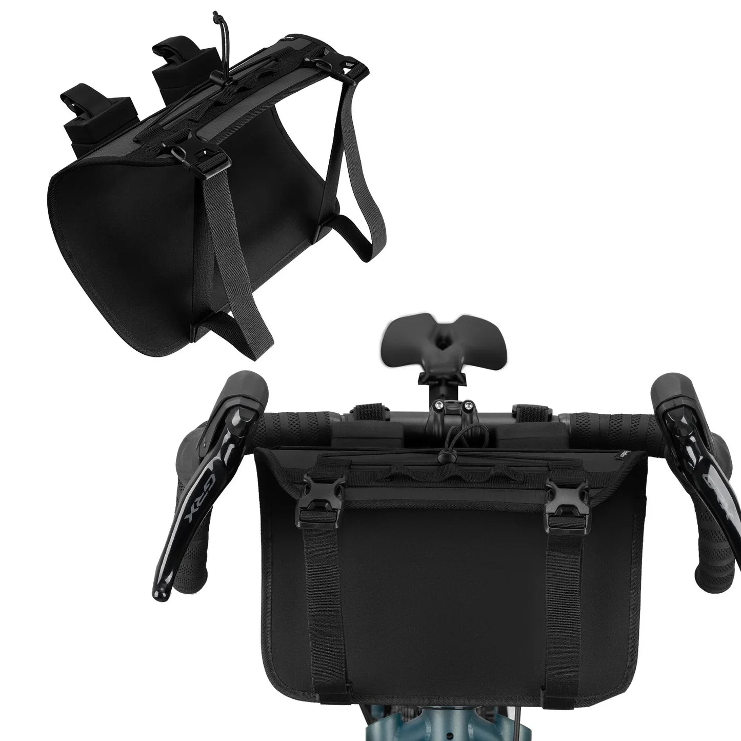 Adjustable Handlebar Cradle Bike Bag Carrier for Bikepacking