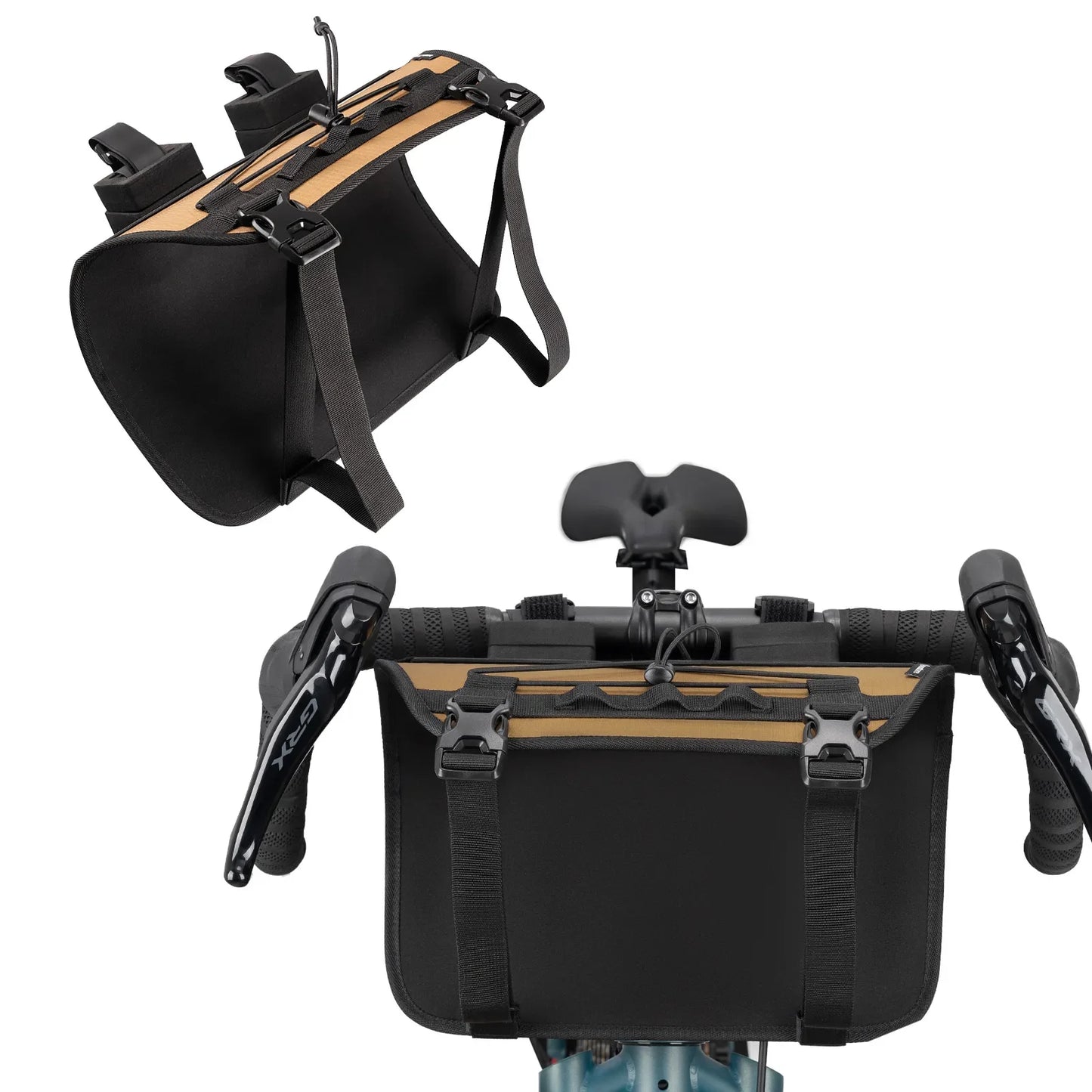 Adjustable Handlebar Cradle Bike Bag Carrier for Bikepacking