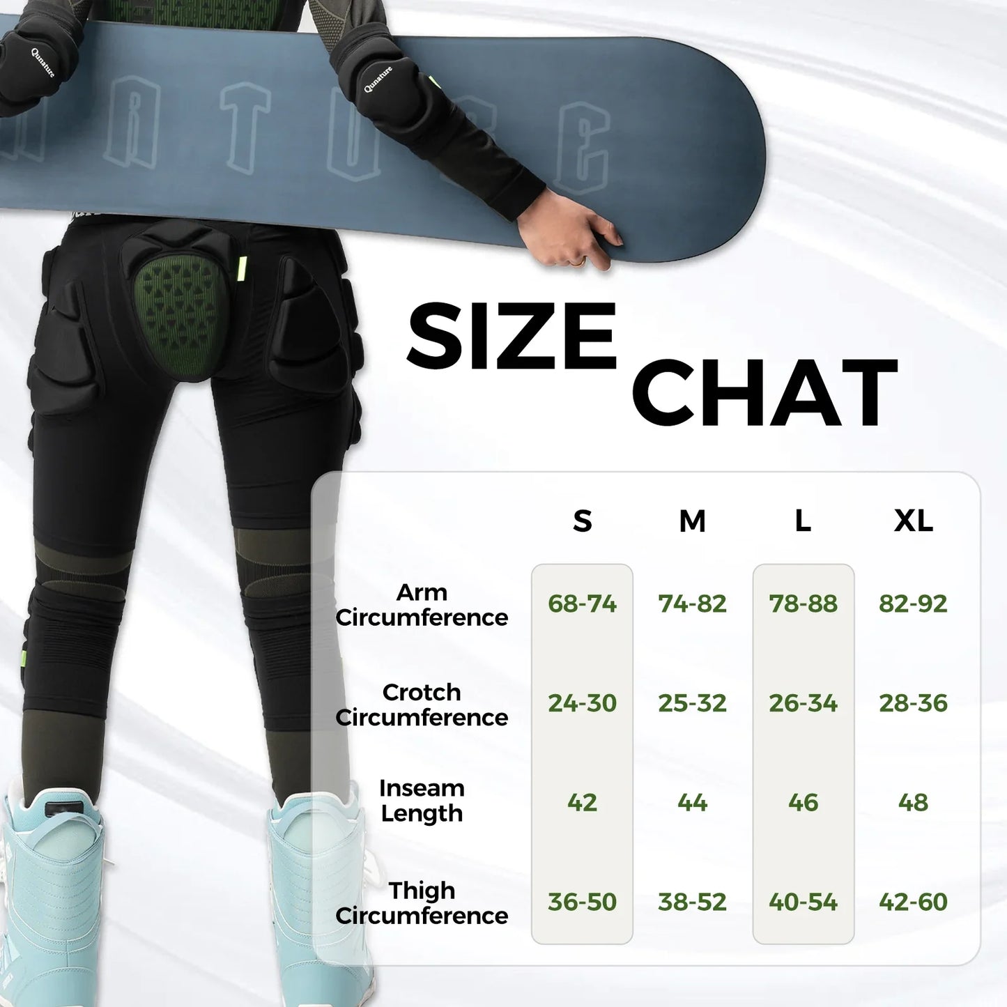 EVA Padded Ski Hip Protector with Enhanced Safety for Winter Sports