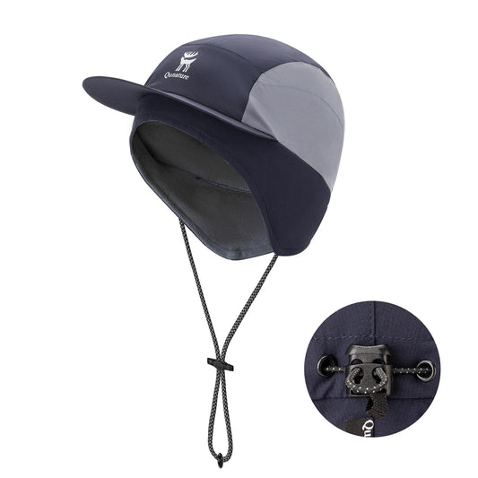 Fleece Baseball Cap with Ear Flaps – Winter Warm Hat for Windproof Running, Cycling & Hiking Cap