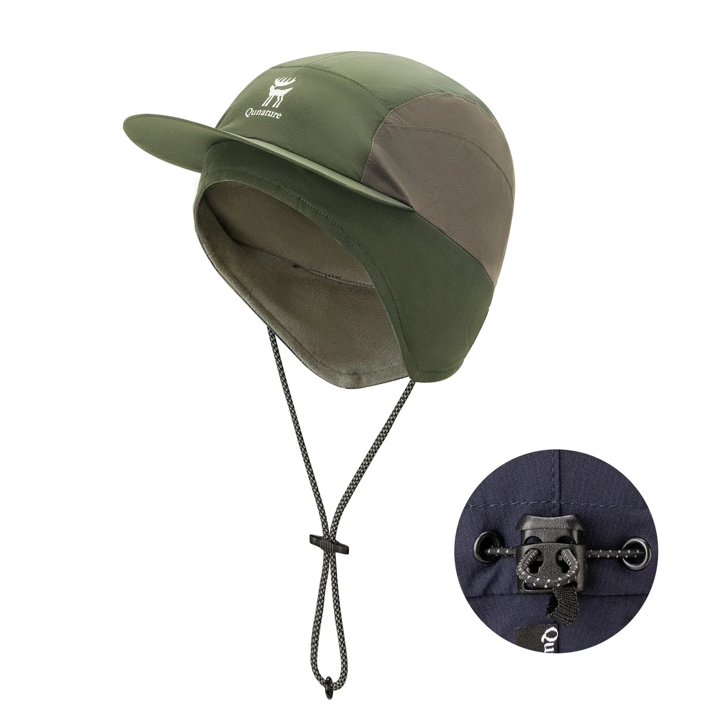 Fleece Baseball Cap with Ear Flaps – Winter Warm Hat for Windproof Running, Cycling & Hiking Cap