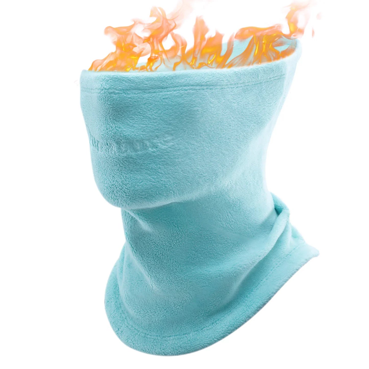 Double-Sided Fleece Integrated Face and Neck Warmer for Ultra Comfort